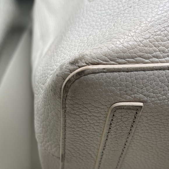 Furla Italian Luxury Cream Leather Tote Bag Exceptional Quality Furla Beautiful - Picture 7 of 16